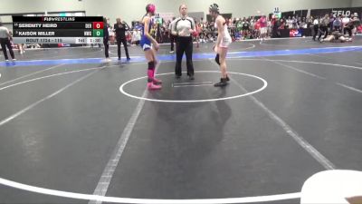 115 lbs Champ. Round 1 - Serenity Heird, Derby vs Kaison Miller, Norton Wrestling Club