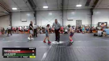 49 lbs Round 5 (6 Team) - Lucas Ducos, North Brevard vs Paxton Holcombe, Steel Valley Renegades