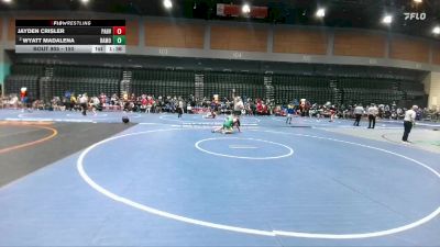 150 lbs Champ. Round 2 - Jayden Crisler, Pahrump Valley vs Wyatt Madalena, Battle Mountain