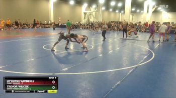 120 lbs Quarterfinals (8 Team) - Trevor Wilcox, Genoa Wrestling Club vs Uy`Kwon Wimberly, Funky Monkey