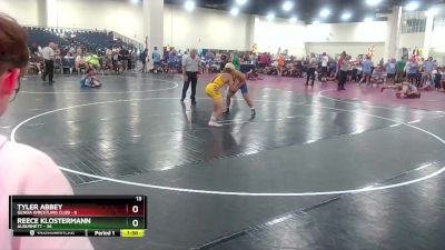 157 lbs Round 6 (10 Team) - Reece Klostermann, Alburnett vs Tyler Abbey, Genoa Wrestling Club