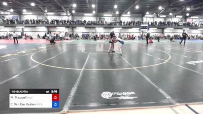 116-BLACK lbs Rr Rnd 1 - Molly Maxwell, Salem-Cambridge vs Clover Van Der Velden, Rocky Point