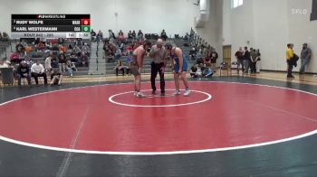 285 lbs Cons. Round 2 - Rudy Wolfe, Washington vs Karl Westermann, Clear Creek-Amana