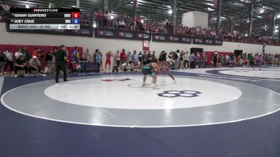 57 kg Champ. Rd Of 16 - Isaiah Quintero, Boilermaker RTC vs Joey Cruz, Hawkeye Wrestling Club