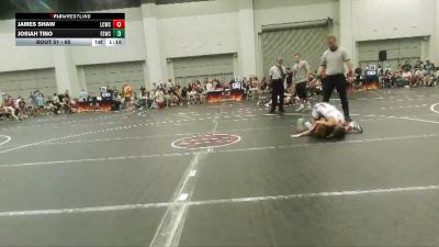 65 lbs Cons. Semi - Josiah Tino, FL Scorpions Wrestling Club vs James Shaw, Larue County Wrestling Club