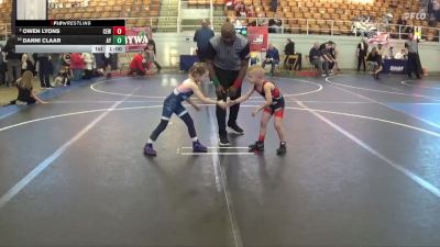 47 lbs Cons. Round 2 - Owen Lyons, CEWA vs Danni Claar, Adena Youth