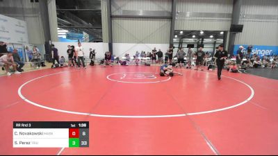 135 lbs Rr Rnd 3 - Conner Novakowski, Mat Assassins Blue vs Steven Perez, Triumph Blue