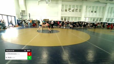 149 lbs Round Of 32 - Jayden D'Ambrosio, Edinboro vs Nathan Roth, Unattached- Kent State