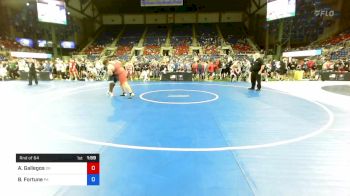 285 lbs Rnd Of 64 - Alejandro Gallegos, Oklahoma vs Bryce Fortune, Pennsylvania