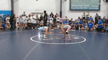 40 lbs Quarterfinal - Piper Full, MGW Monkey Business - W vs Emy Rice, Okie Girls - W