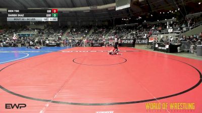64 lbs Round Of 16 - Ren Tse, Greater Heights Wrestling vs Darek Diaz, Cory Clark Wrestling