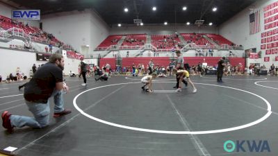 52-57 lbs Rr Rnd 3 - Emilie Lawler, Midwest City Bombers Youth Wrestling Club vs Noah Torres, Standfast