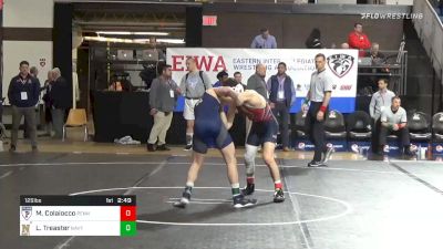 125 lbs Consolation - Michael Colaiocco, Penn vs Logan Treaster, Navy