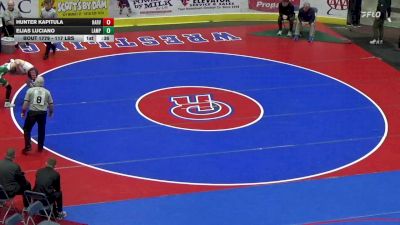 117 lbs Consi Of 8 #2 - Hunter Kapitula, Harveys Lake vs Elias Luciano, Lampeter-Strasburg