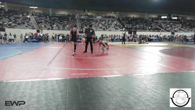 101 lbs Round Of 32 - Addison Price, Broken Arrow Girls Junior High vs Millie Rumsey, Pawhuska Huskies JH