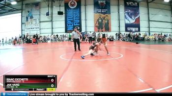 96 lbs Rd# 2 10:30am Friday - Jax Vang, Cali Red vs Isaac Cicchetti, Maryland Gold