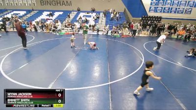 43-44 lbs Round 3 - Wynn Jackson, Morgan Wrestling Club vs Emmett Smith, Warrior Wrestling Club