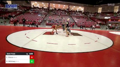 100 lbs Semifinal - Carli Sisco, McLoud vs Remy Whitney, El Reno High School Girls