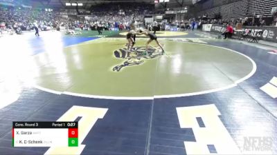 1A 106 lbs Cons. Round 3 - Kaydn Cuevas-Schenk, Zillah vs Xzavier Garza, Wapato