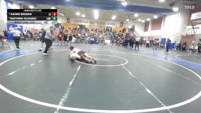 215 lbs Cons. Round 6 - Matthew Olivarez, La Mirada vs Xavier Brooks, Laguna Beach