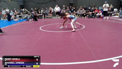 87 lbs 1st Place Match - Manny Novelli, AK vs Rothwell Jameson, WA