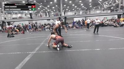 165 lbs Round 3 (6 Team) - Keith Barker, Grit Mat Club Blue vs Luke Katsigiannis, Freakztyle Wrecking Crew