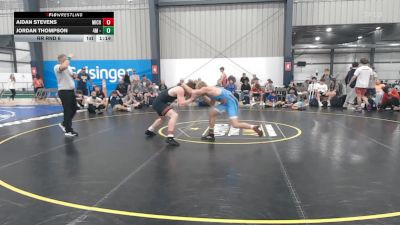 163 lbs Rr Rnd 6 - Aidan Stevens, Michigan Premier Blue - BHS vs Jordan Thompson, 4M - BHS