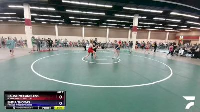 180 lbs Quarterfinal - Calise McCandless, Power Wrestling Club vs Emma Thomas, Finesse Wrestling Club