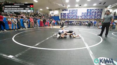 70 lbs Rr Rnd 1 - Cooper Goodman, Chandler Takedown Club vs William Moore-Woods, Division Bell Wrestling