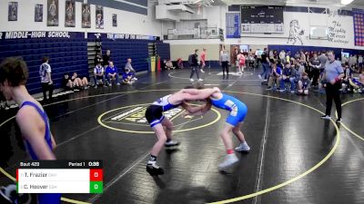 114 lbs Cons. Round 5 - Colton Hoover, Cambridge Springs Hs vs Trevor Frazier, Claysburg Kimmel Hs