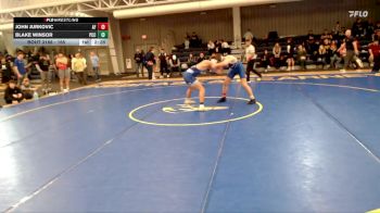 165 lbs Champ. Round 2 - John Jurkovic, Air Force vs Blake Winsor, Pratt Community College