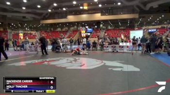 112 lbs Quarterfinal - Mackenzie Carder, OH vs Holly Thacher, KS