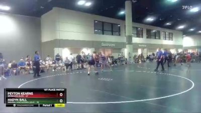 285 lbs Placement Matches (16 Team) - Peyton Kearns, Brawlers Elite vs Hadyn Ball, Indiana Smackdown Gold