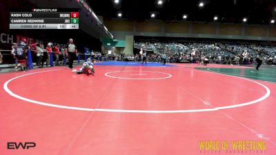 67 lbs Consi Of 8 #1 - Kash Colo, BULLDOG WRESTLING CLUB vs Camren Redwine, Juggernaut Wrestling Club