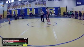 190 lbs Cons. Round 1 - ANTONIO AGUILAR GREIG, Palm Harbor University vs LUCAS ROBERTS, North Port H.S.