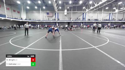 133 lbs Consi Of 8 #2 - Robert Wright, Air Force Academy vs Tyler DeKraker, Unattached-Unrostered
