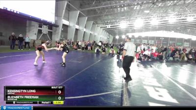 105 lbs 5th Place Match - Elizabeth Freeman, Ridgeline vs Kensingtyn Long, Uintah