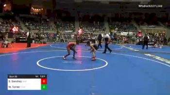 73 lbs Semifinal - Sammy Sanchez, Calvary Chapel Yorba vs Morgan Turner, Harvey Twisters