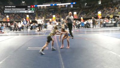 63 lbs Round Of 32 - Autumn Rice, Franklin vs Reagan Fenstermacher, East Penn