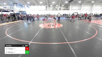 92 lbs 3rd Place - Amelia Hough, Milford MA vs Peyton Bishop, ME Trappers WC