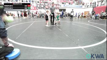 43 lbs Round Of 32 - Peyton Vaughn, LWA 14U vs Henry White, Murray County Takedown Club