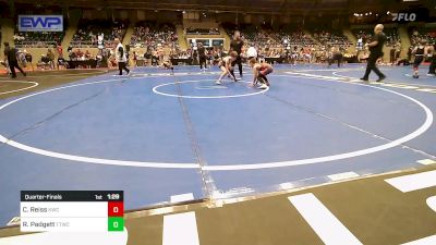 85 lbs Quarterfinal - Carsten Reiss, Keystone Wrestling Club vs Ryder Padgett, Team Tulsa Wrestling Club