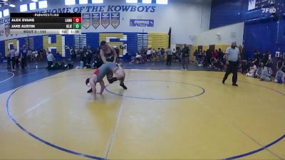 144 lbs Champ. Round 3 - Alex Evans, Lake Mary vs Jake Austin, George Jenkins