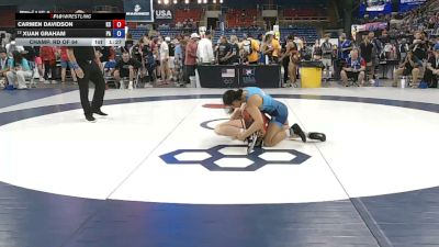 120 lbs Champ. Rd Of 64 - Carmen Davidson, Kansas vs Xuan Graham, Pennsylvania
