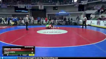 1 lbs Quarterfinal - Joshua Johannson, Weaver vs Travis Smith, Ashville