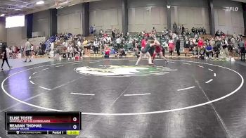 110 lbs Cons. Round 2 - Elise Toste, University Of The Cumberlands vs Reagan Thomas, Lindsey Wilson