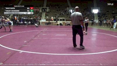 1-5A 132 Cons. Round 1 - Haley Scoggins, Tallassee vs Maci Davis, Reeltown