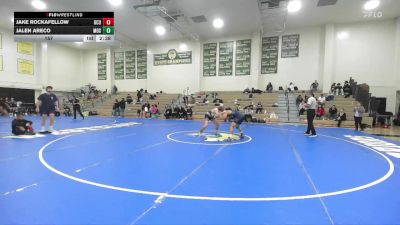 157 lbs Finals (2 Team) - Jake Rockafellow, Grand Canyon University Club vs Jalen Areco, Menlo Oak Squad