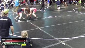 138 lbs Cons. Round 2 - Jaiya Johnson, St. Marys Cardinals Wrestling Club vs Tritny Kappes, Pin 4 Win