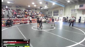 113 lbs Semifinal - Adrian Jimenez, Marina vs Joseph Barnette, Downey